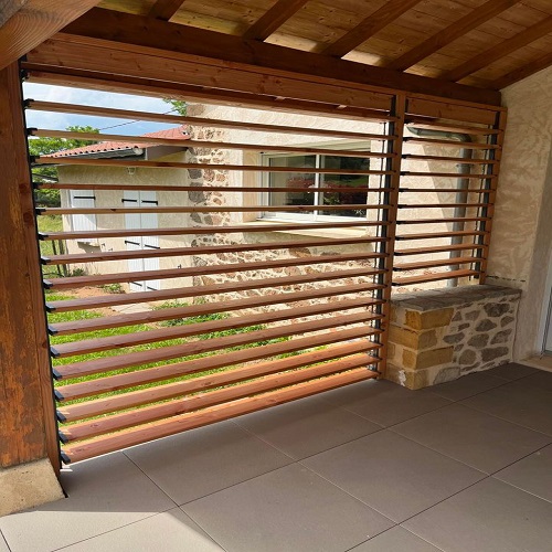 Brise Soleil Orientable (BSO) tout en bois
