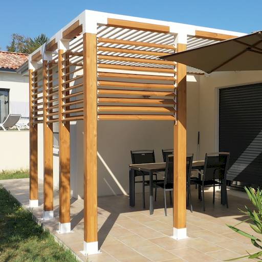 Vignette de l'article : La pergola BOIS et BLANCHE de François