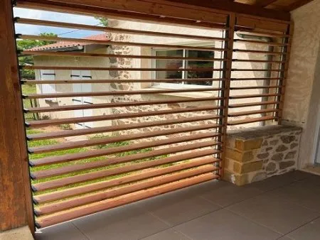 Brise Soleil Orientable (BSO) tout en bois