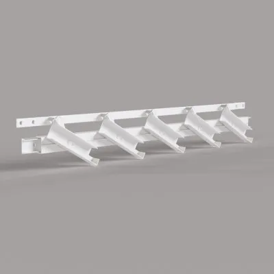SUNDIY 20 mm ALUMINIUM mechanism in White RAL 9010 color for adjustable slats for bioclimatic pergola