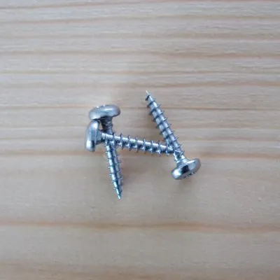 Wood and panel screws with round TORX head – A2 stainless steel – Grey – D4 x L20, for fastening SUNDIY slats (wood and aluminum)