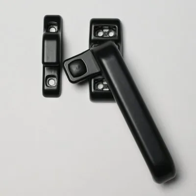 SUNDIY Black Aluminum Locking Handle in Open Position