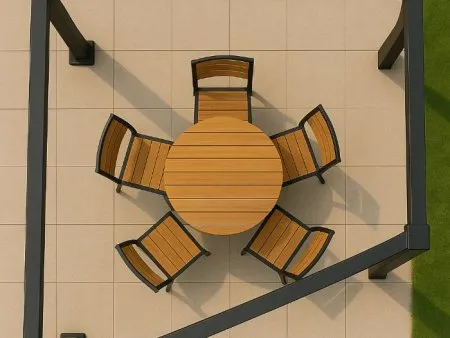 ❌ Structure avec poutres non parallèles