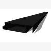 XL aluminum slat 27 mm, length 2.35 m, RAL 9005 textured MATT BLACK