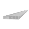 20mm aluminum blades, 2m length, RAL 9010 WHITE - CDT: piece