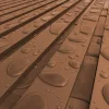 XL aluminum slat 27mm, length 2m, RAL8011 structured MARS OXIDE