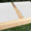 XL aluminum blade 27mm, length 2m, RAL9010 structured WHITE