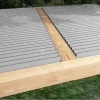 27mm Aluminum XL Blade, 2m length, RAL9006 structured ALUMINUM GREY