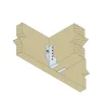 Grands sabots à ailes extérieures, gamme GLE ECONOMIQUE (développé 380mm, épaisseur 2.5mm, profondeur 90mm) - Réf. GLE540/80/2,5