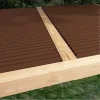XL aluminum slat 27mm, length 2m, RAL8011 structured MARS OXIDE