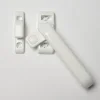 SUNDIY White Aluminum Locking Handle in Open Position