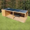 Construction of a pool house and bioclimatic pergola with SUNDIY adjustable blade kits RAL 7016