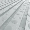 Demonstration of the waterproofing of SUNDIY RAL 9006 aluminum slats for bioclimatic pergola