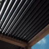 View from below: SUNDIY mechanism and RAL 7016 aluminum blades installed