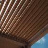 XL aluminum slat 27mm, length 2m, RAL8011 structured MARS OXIDE