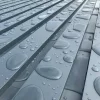 27mm aluminum XL blade, 2m length, RAL7016 structured anthracite gray