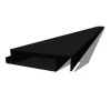 27mm Aluminum Blade XL, 3m length, RAL9005 structured MATTE BLACK